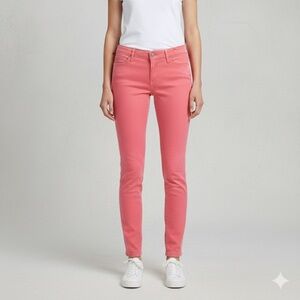 Calvin Klein Women's Pink Skinny Pants